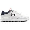 Under Armour Leichte Bequeme Low-Top Golfschuhe Herren Sneaker Weiß 3024563-102