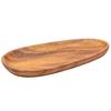 Scented Hardwood Tray Irregular Wood Serving Carved Platter for Hosts, Tea