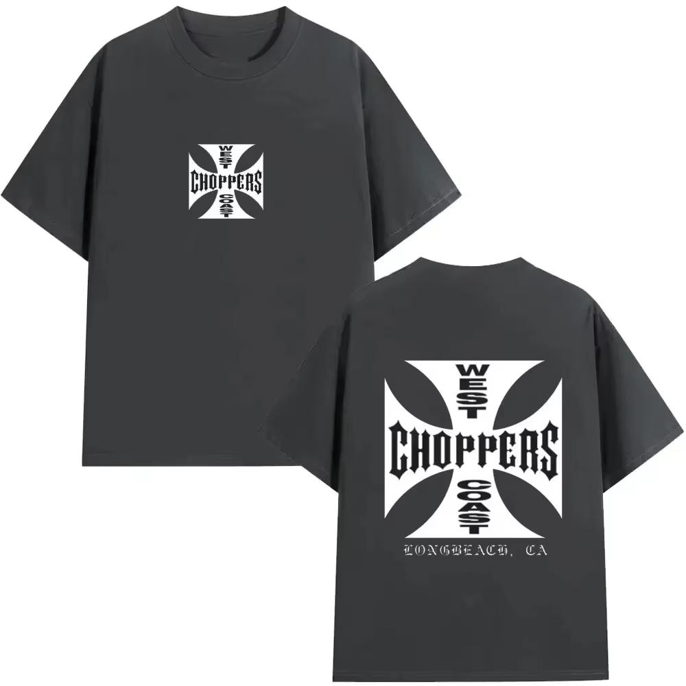 Classic West Coast Choppers Graphic T-Shirt Men Women Oversized Short Sleeve Streetwear Hip Hop Harajuku Y2k High Quality Female Male Clothing