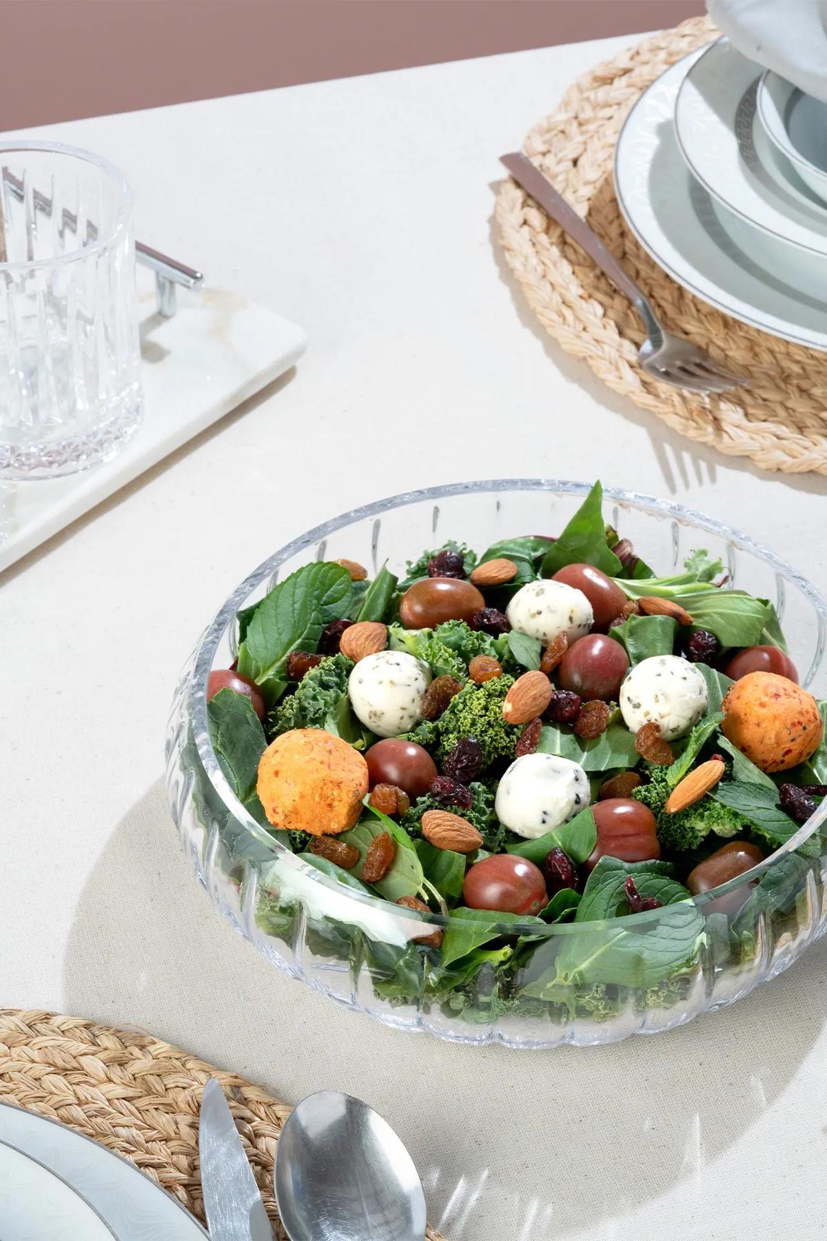 

Большая стеклянная салатница