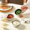 304 Stainless Steel Storage Containers Easy Clean Dipping Dish Portable Sauce Cup  Food Storage