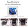 ESP8266 Mini Weather Clock Kit Electronic Weather Station Multifunctional WIFI Digital Clock DIY Soldering Project Practice Kit
