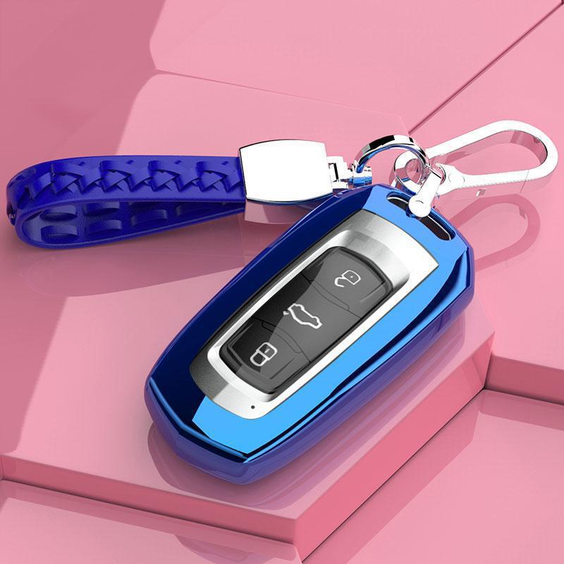 Étui à clé Geely Geometry Emgrand EV: Coque intégrale pour télécommande de véhicule à énergie nouvelle 16-24