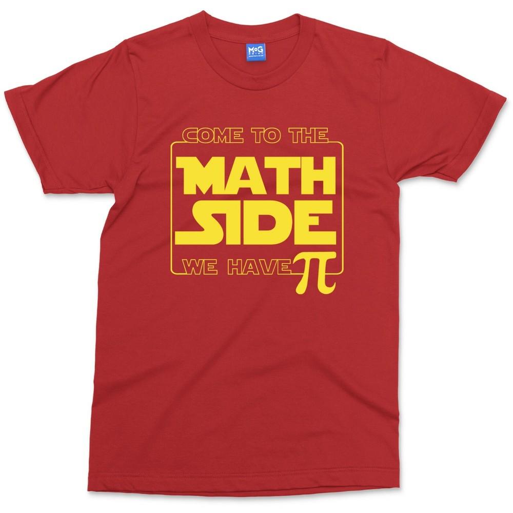 Come To The Math Side TShirt Student Teachers Maths Joke Funny Numbers Day 2026 S