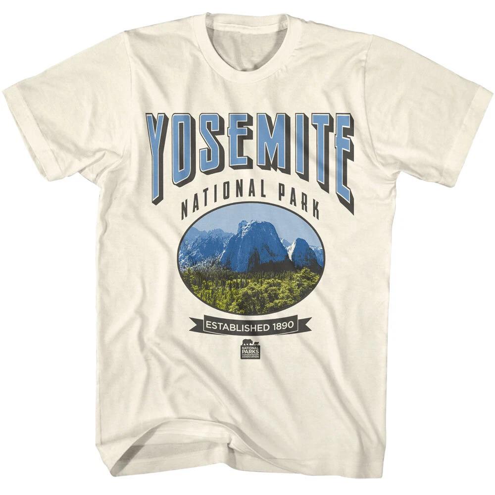 United States Yosmite California Mountains National Park Est 1890 Men s T Shirt L