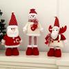 Christmas Retractable Figurine Window Decoration Party Atmosphere Ornament