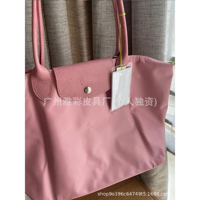 High Quality Dragon Inlaid Bag Week Commemorative Embroidered Dumpling Bag Nylon Handbag Large Capacity Shoulder Tote Bag