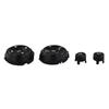 Black Steering Wheel Switch Button Kit For Mercedes W221 S550 S63 CL550 07-10 Interior Mouldings Accessories