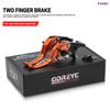 For Zontes 368G 501G 368K 368E 368D 368M Motorcycle CNC 2-Finger Short Handle Brake Lever Clutch Lever With Parking Lock