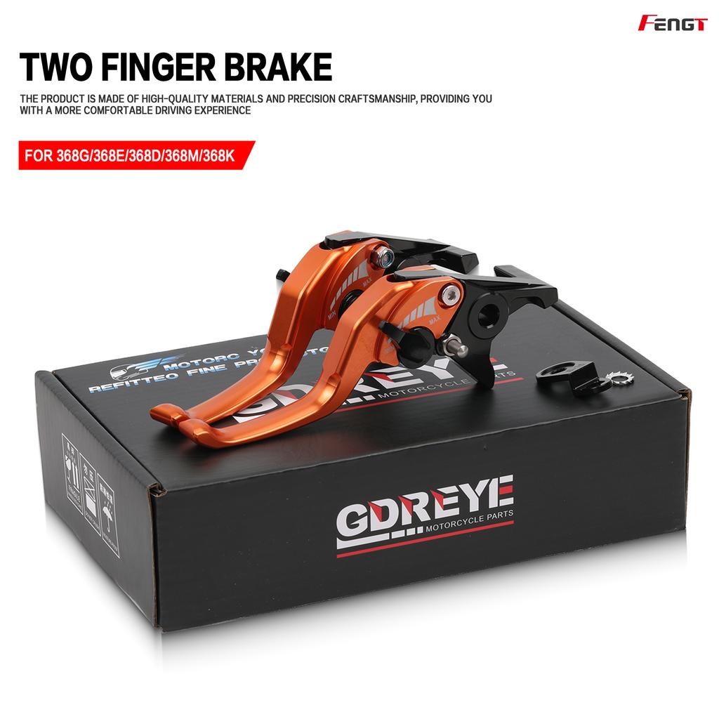 For Zontes 368G 501G 368K 368E 368D 368M Motorcycle CNC 2-Finger Short Handle Brake Lever Clutch Lever With Parking Lock