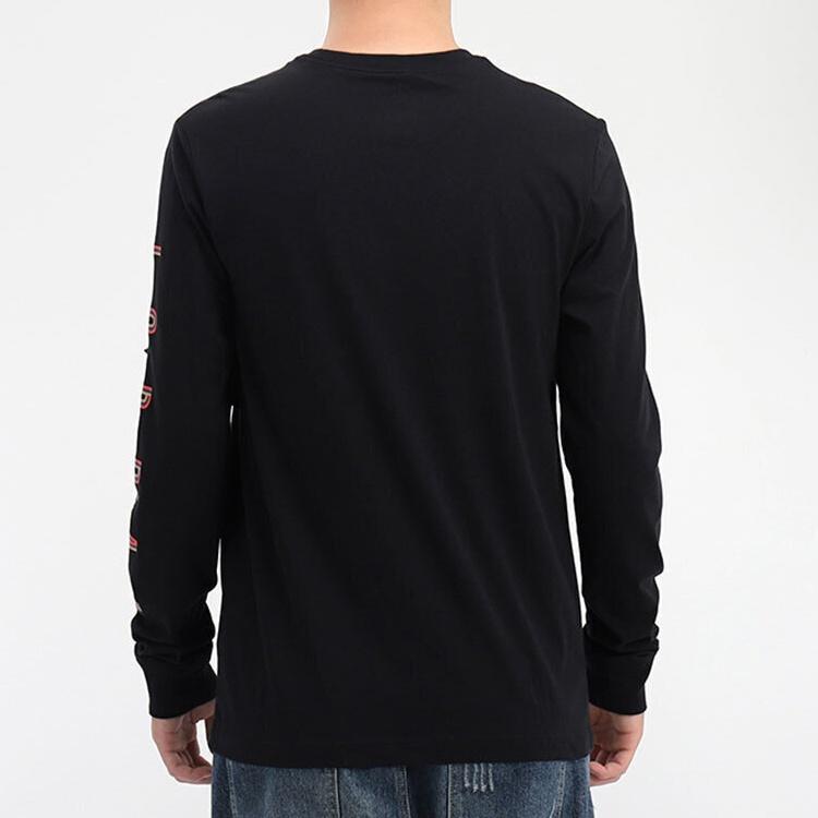 Air Jordan Multi-Color Alphabet Logo Long Sleeves Black Men's CN3503-010