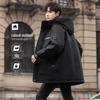 Men's Mid-Length Hooded Down Jacket
