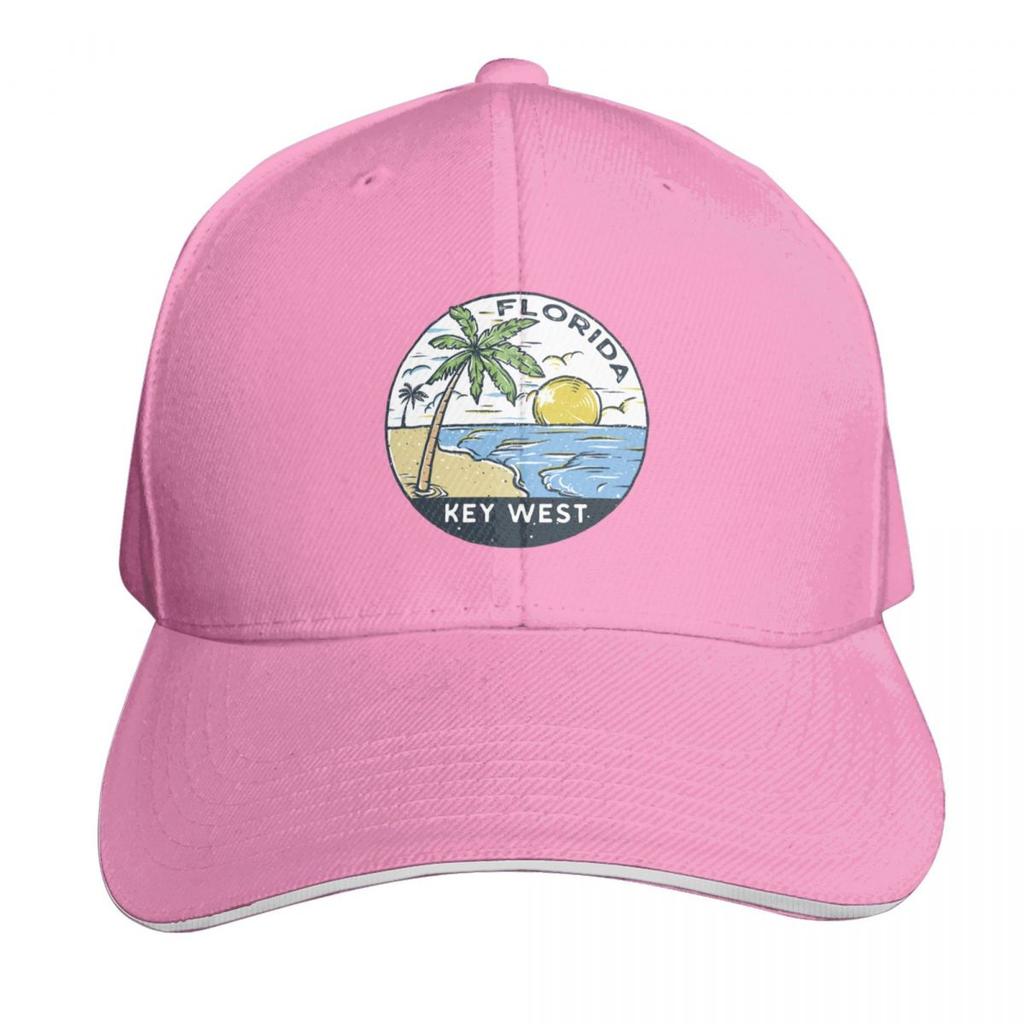 Key West Florida Vintage Baseball Cap Beach Outing Snapback Cap Fashion Beach designer cap For Unisex Womens