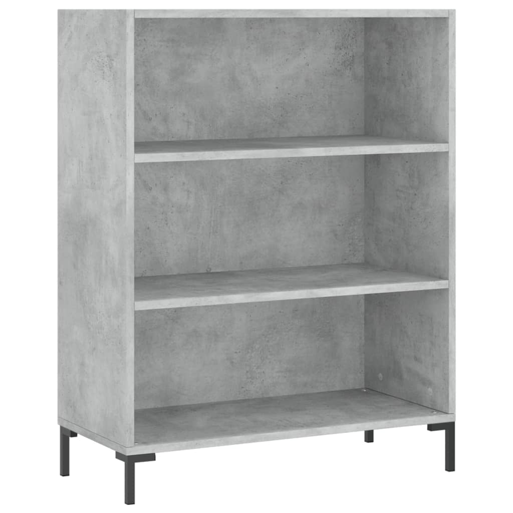 Highboard Concrete Grey 69.5 X 34 X 180 Cm Particleboard