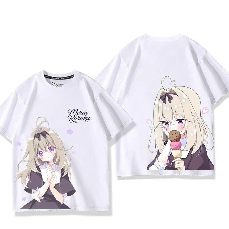 Anime Star Detective Precure  Cosplay Printed Short Sleeves TShirt Casual Tee Fashion Shirts In Summer Birthday Gifts