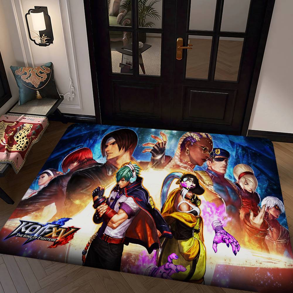 Fighting Game K-King Of F-Fights Floor Mat Rectangle Anti-slip Home Soft Badmat Front Door Indoor Outdoor Mat Hotel Decor Mat