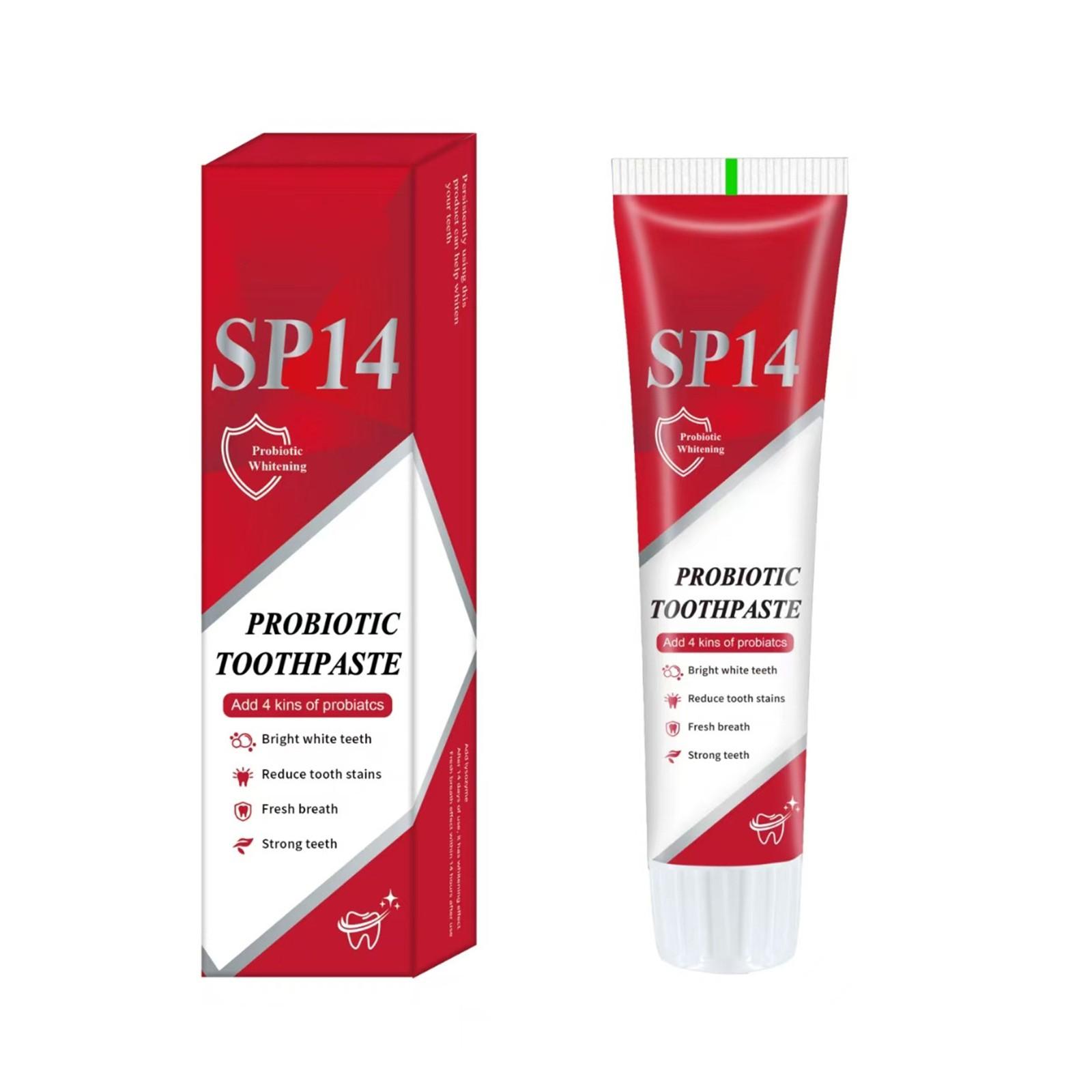 Ультра отбеливающая зубная паста Ультра отбеливающая зубная паста Пробиотическая осветляющая зубная паста, зубная паста с глубокой очисткой 1pc