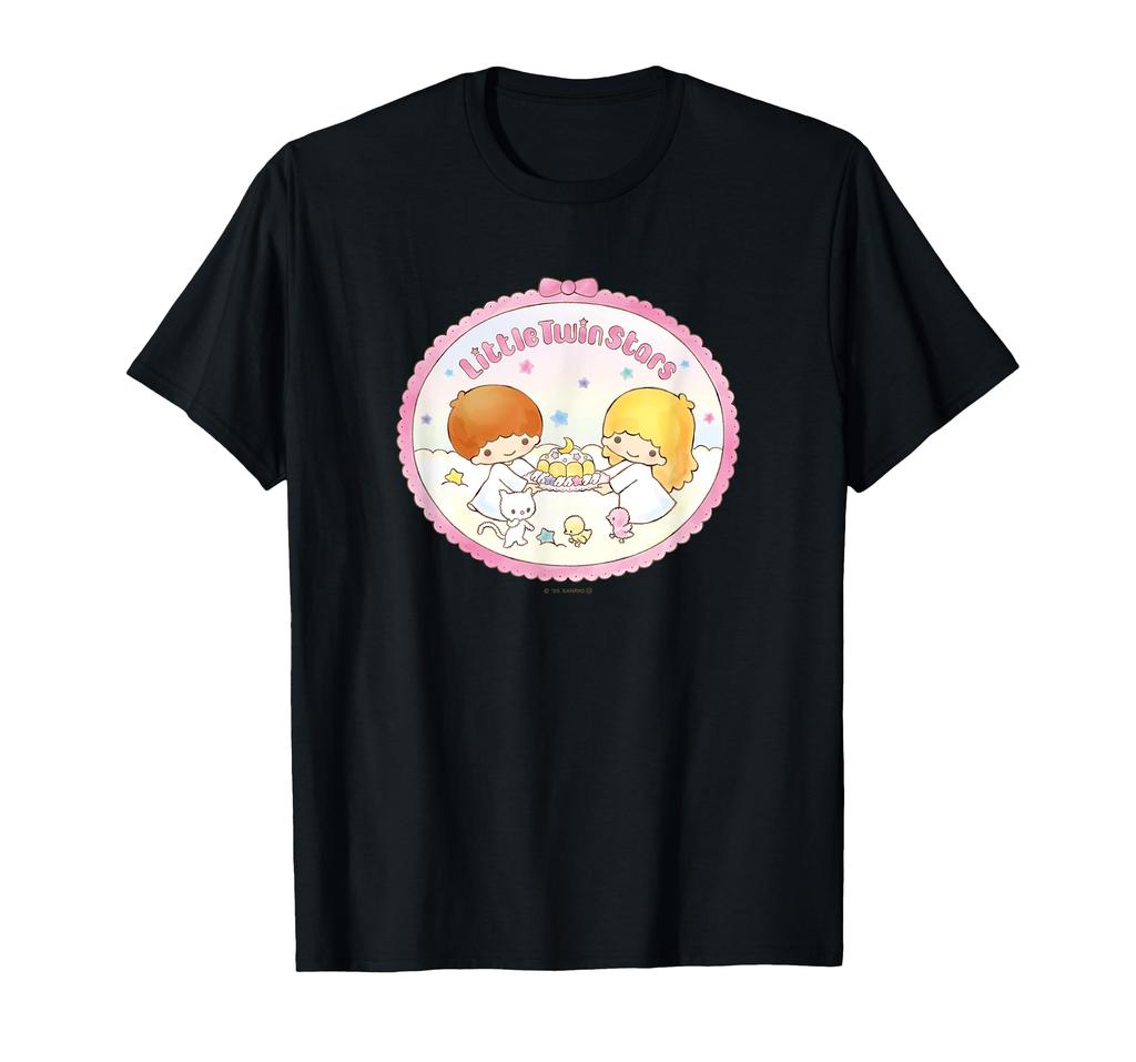 [Little Twin Stars 50th Anniversary] Aurora Retro Frame T-Shirt