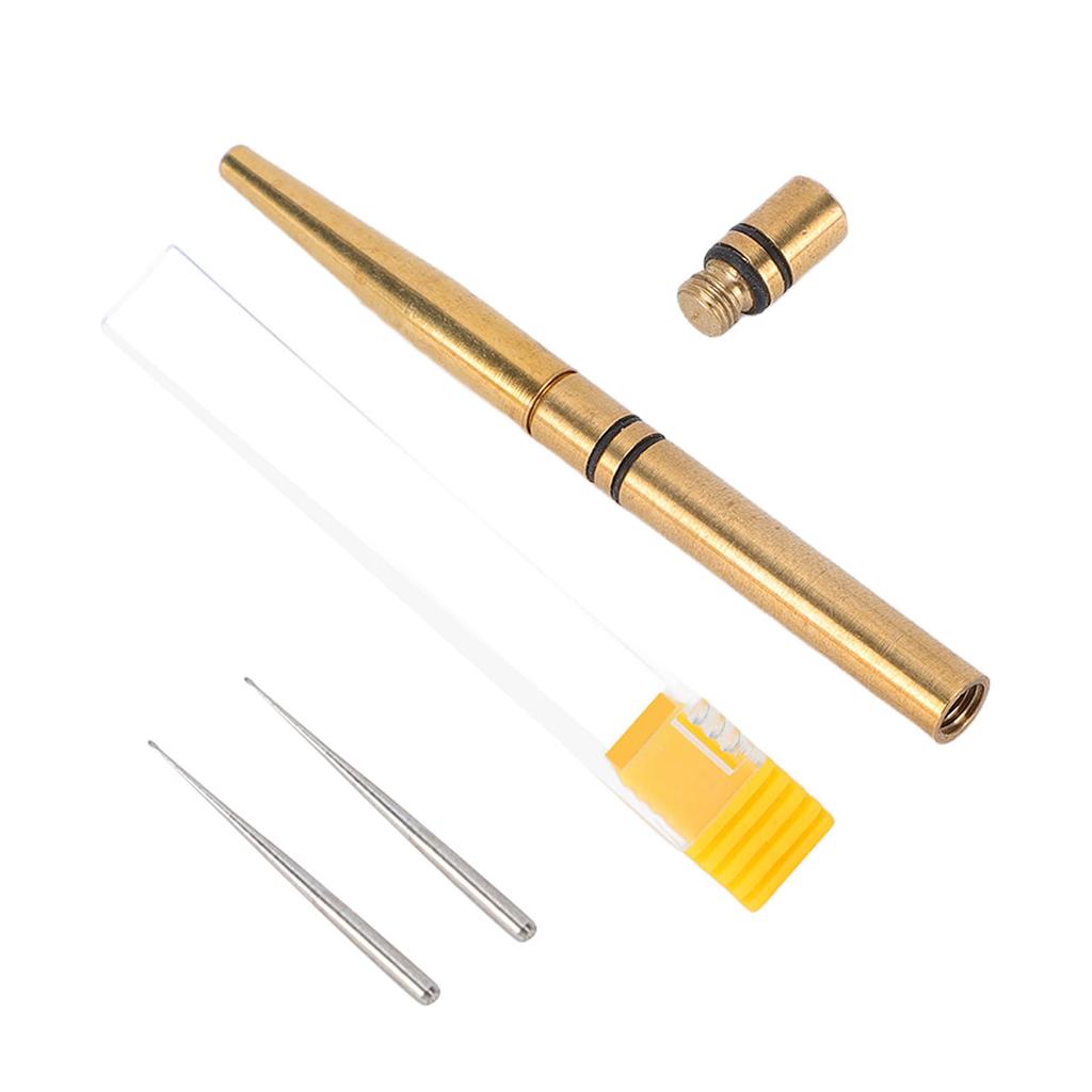Brass Watch Oiler Professional Watch Oil Pen Lubrication Tool with Protective Case for Watchmaker Sewing Machine