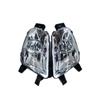 9670528380  9670528280 Car Front Bumper Left Fog Lights Assembly Foglight with Bulb for Peugeot 308 408 308SW 308CC