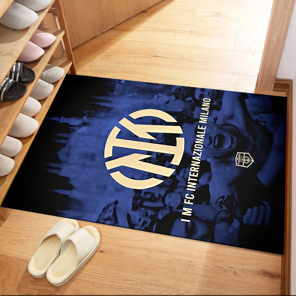 Inter Milan Floor Rug Office Rug Design For Living Rooms Foyer Dormitory Study Room Antislip Carpet Anime Office Decor Best For Christmas