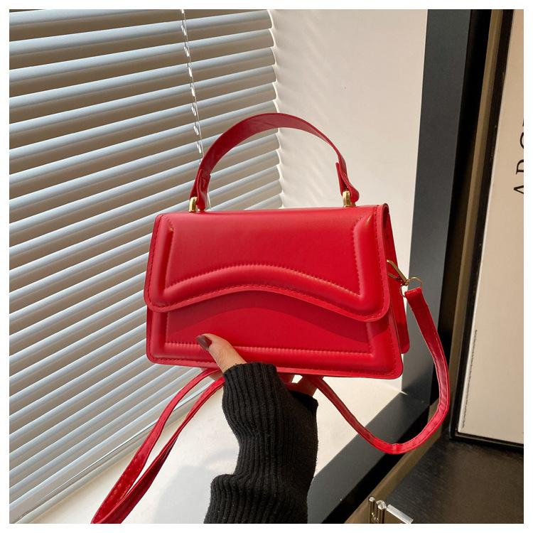 Модная нишевая дизайнерская сумка женская 2025 ранняя весна новая женская сумка однотонная повседневная сумка-тоут на одно плечо сумка-мессенджер тренд