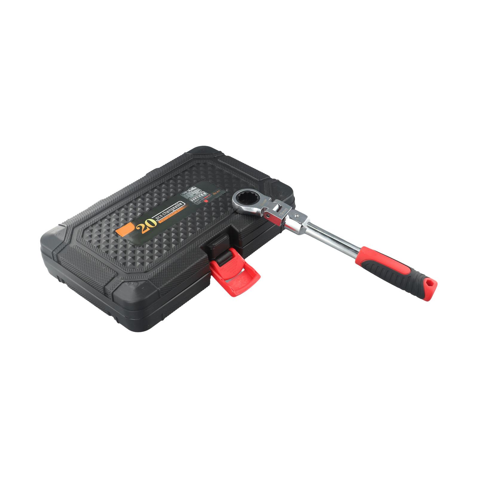 

Multi Size 20pcs Head Ratchet Wrench Set with Changeable For Torx Screwdriver Bits for Professional Repair and Maintenance Tasks China Mainland