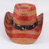 Big Eaves Jazz Straw Hat Women's Summer Outdoor Travel Shade Mountaineering Hat Tibetan Hat Men's Top Hat Western Cowboy Hat