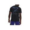 Under Armour Letter Print Crew Neck Sports Tee Men Tops Black 1374424-001