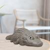 Handcrafted Crocodile Sculpture for Home Decor