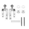 Heavy Duty Toilet Seat Hinge Replacement Kit Strong Metal Adjustable Toilet Seat Hinges Upgrades for Long Service Use