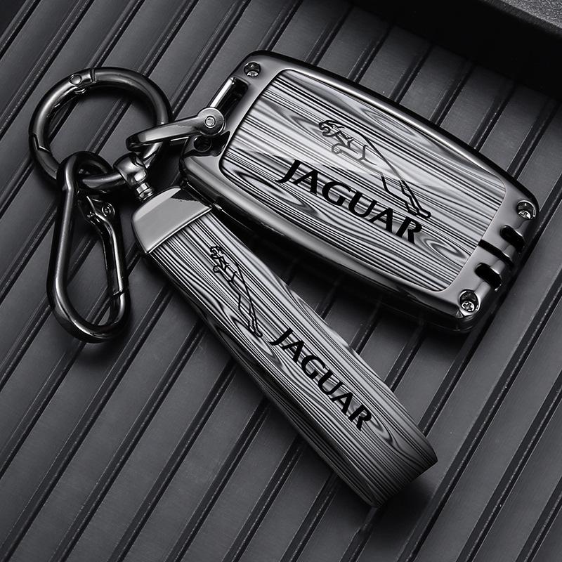 23 Jaguar XFL/XEL/F-Pace/XJL/F-Type/E-Pace Key Case with Metal Buckle for Men & Women
