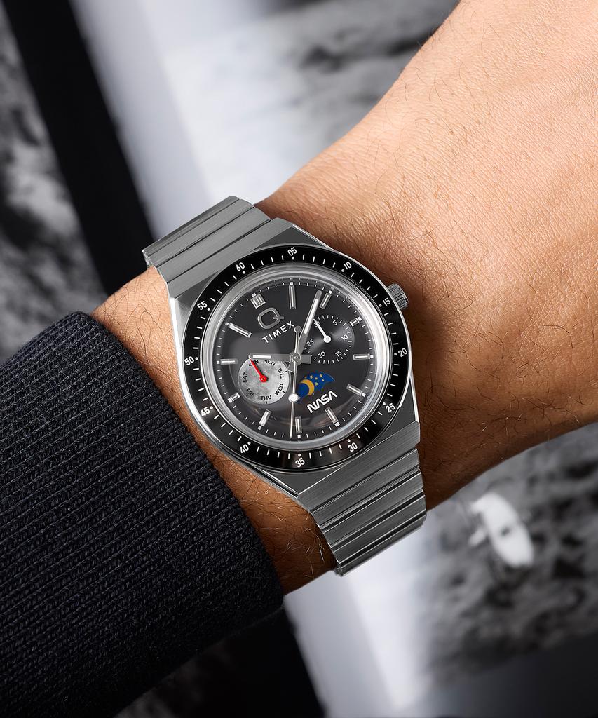 Taimaegseu X Nasa Q Timex Vintage Metal Watch 40Mm