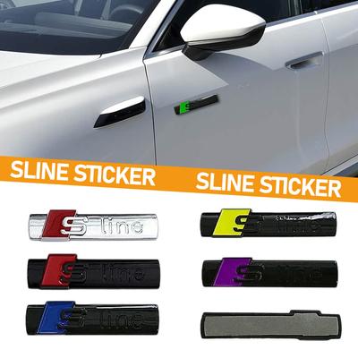 G2for Qq1 Sline A3 A4 A5 A6 A8 S3 S4 S5 S6 S7 S8 SQ5 SQ7 Q5 Q7 Q8 RS3 RS4 RS5 7.1cm ABS 3D Sticker Car Badge Refitting Emblem