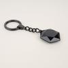 Obsidian Hexagram Lucky Power Stone Keychain Chain [Koai] Amulet, Charm,