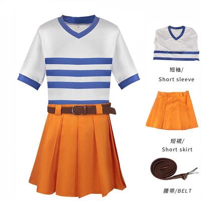 Anime  Nami Cosplay Costume Anime Halloween Cos Japanese Unifrom Outfits Role Play Novelty Women Dress Up Carnival  Nami Dress