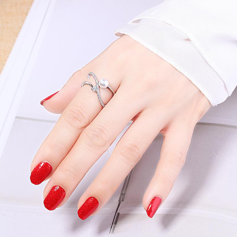 Lindon Classic Copper Alloy Zircon Ring Ladies Jewelry Wedding Promise Party Gift