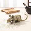 Brass Figurine Miniature Vintage Metal Craft for Collectors, Desk, Bookshelf, Tea Table