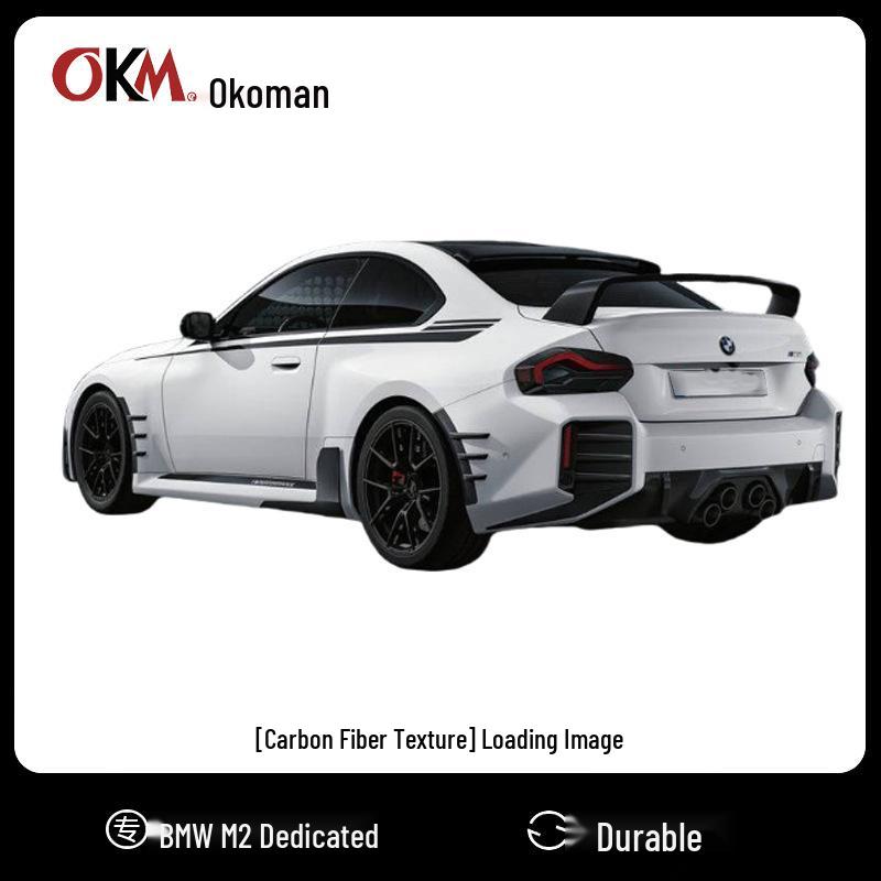 Rear Bumper Wind Deflector Sticker for 22-25 BMW M2 G87 MP Corner Modification