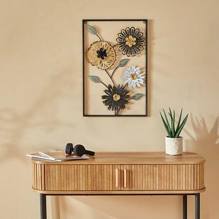 Wanddeko "Florine" Metall 40 x 60 cm Atmosphera