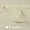 HAPIHAPPY Domestic Rectangle And Round Table Cloth Glitter Linen Tablecloth Washable Solid Color Tablecloth For Hotel Banquet