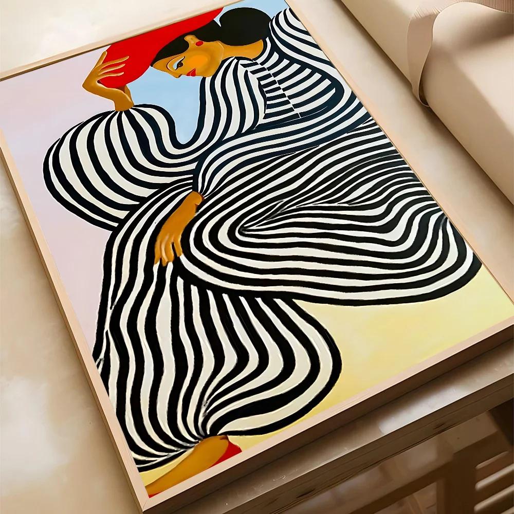 

Постер Модная девушка Винтажная картина на холсте Дом Гостиная Спальня Бар Кафе Художественный декор Домашний декор 21cm×30cm NoFrame