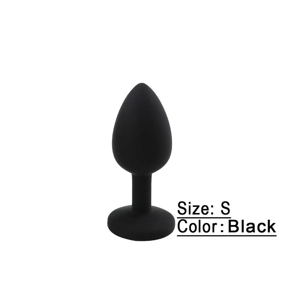 Silicone Anal Plug Unisex Sex Stopper Adult Sex Toys Men/Women Prostate Massager Anal Trainer Butt Plugs for Couples/Gay