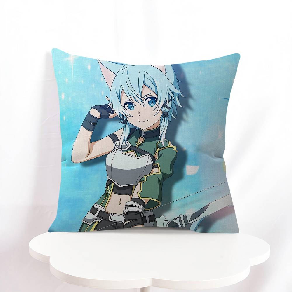 

Sinon Cartoon Decorative Room Aesthetics Pillow Case Home Decor Bedroom Sofa Bed Couch Pillow Cover 45x45 16x16Inch