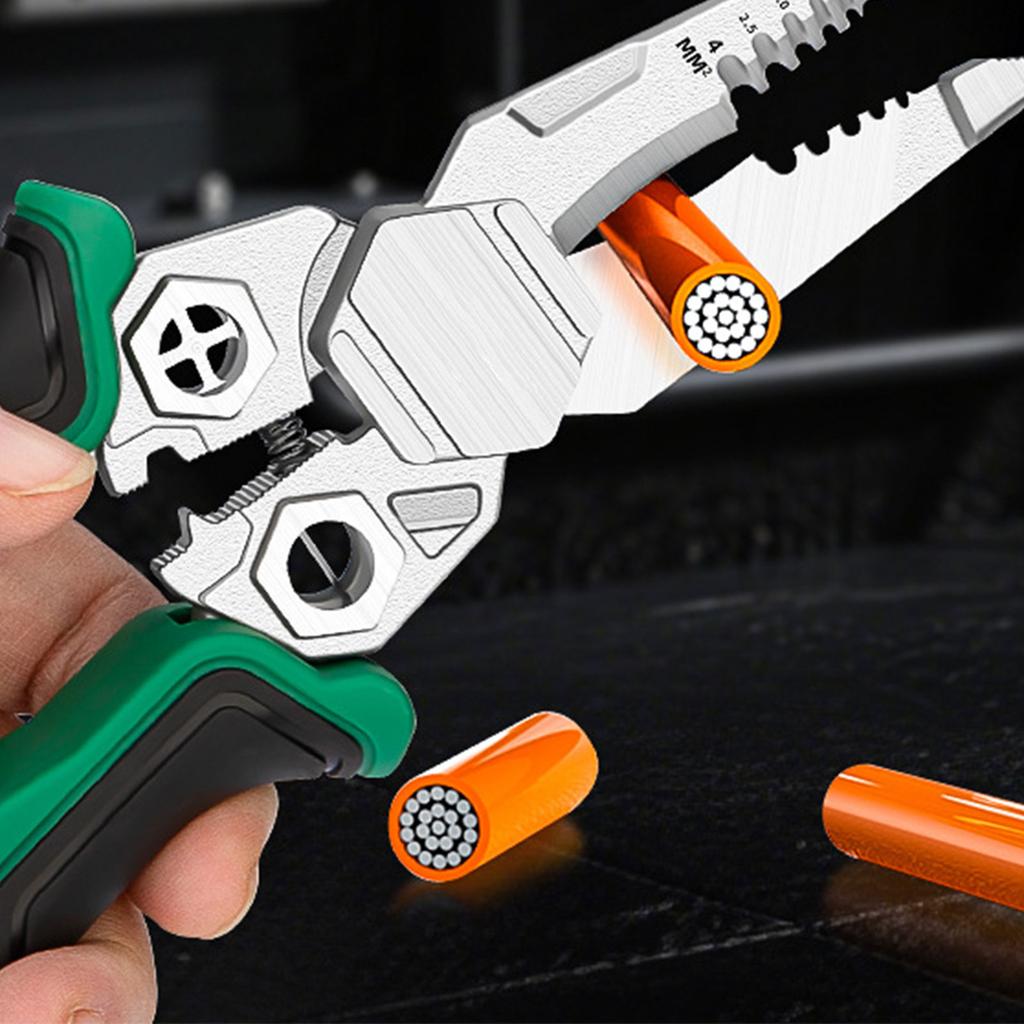 Comprehensive Electrician Pliers With Wire Stripper Voltages Detectors And Sturdy Cutting Blade Electrical Wire Stripper