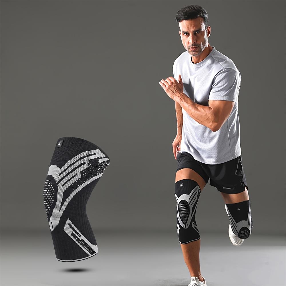 1 Pezzo Manicotto di Supporto per Ginocchio a Compressione Elastico Traspirante Ginocchiere Tutore Molle Palestra Sport Protezione Pallacanestro Pallavolo Corsa