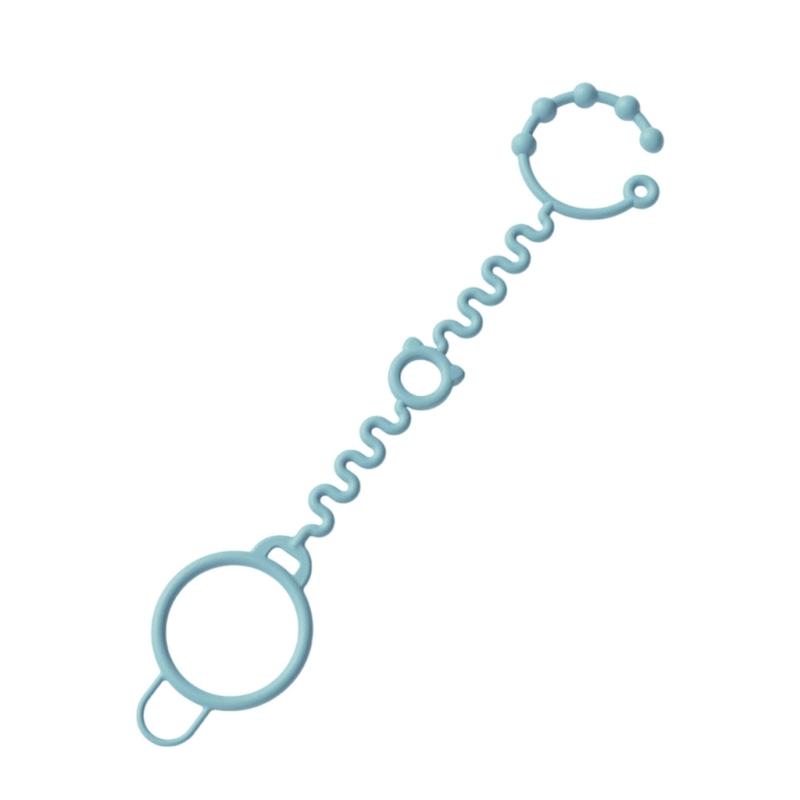 

Регулируемый по длине силиконовый ремешок, гибкий силиконовый ремешок, защищающий от падения, для фиксации чашек и бутылочек на детских колясках армия зеленый