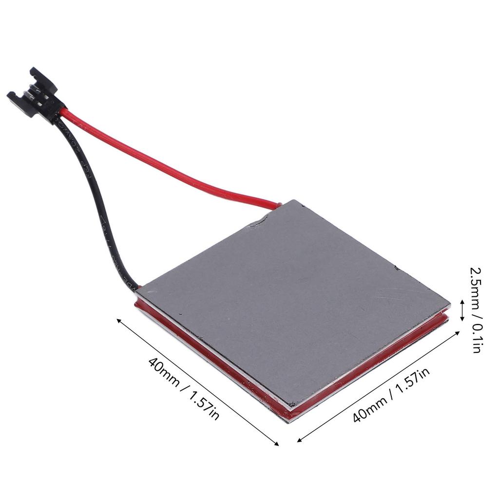 Fireplace Fan Power Generation Sheet Replacement Stove Fan Power Generation Sheet with Storage Box for Repair