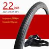 20/22/24/26*1 3/8 Bicycle Wheelchair Inflatable Tire & Tube Set