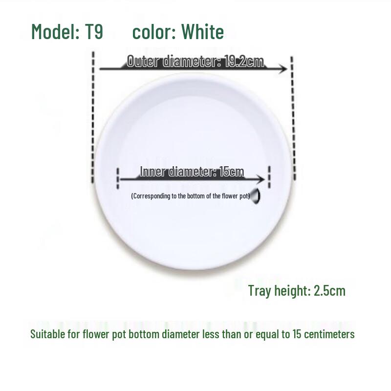 

Lianpinhui Thickened Round Flower Pot Drip Tray